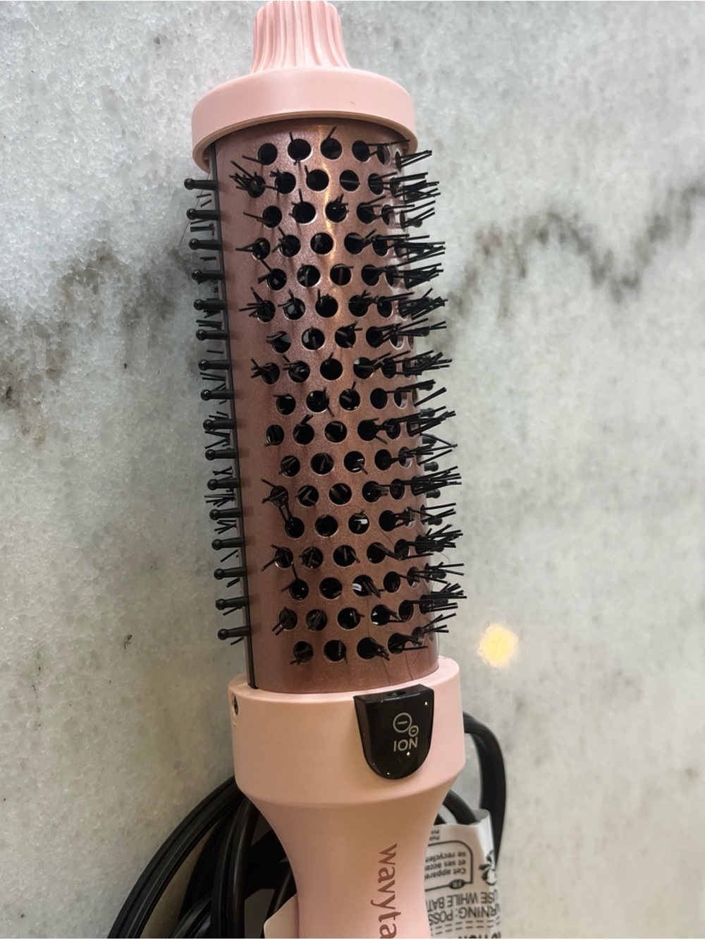 Wavytalk Pink lonic Curling Brush 1.25in Ceramic Digital Display 410°F. - Picture 3 of 8